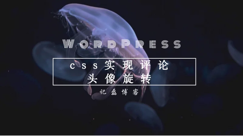图片[1]-WordPress简单加入css实现评论头像旋转